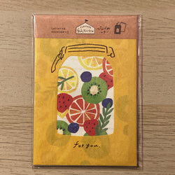 Sale Mini Letter Set -Fruit Jar-