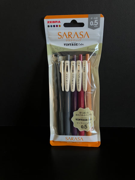 [ZEBRA] SARASA VINTAGE COLOURS 1