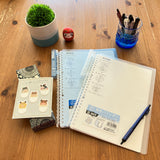 [Kokuyo] Smart Ring Slim Binder B5 26 Rings / 60Sheets  [Light Blue]