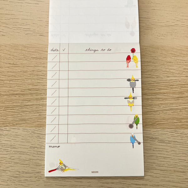 NEW [midori] to do list [Penguins + Birds]