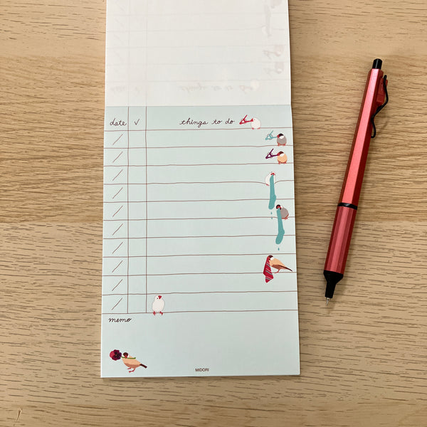NEW [midori] to do list [Penguins + Birds]
