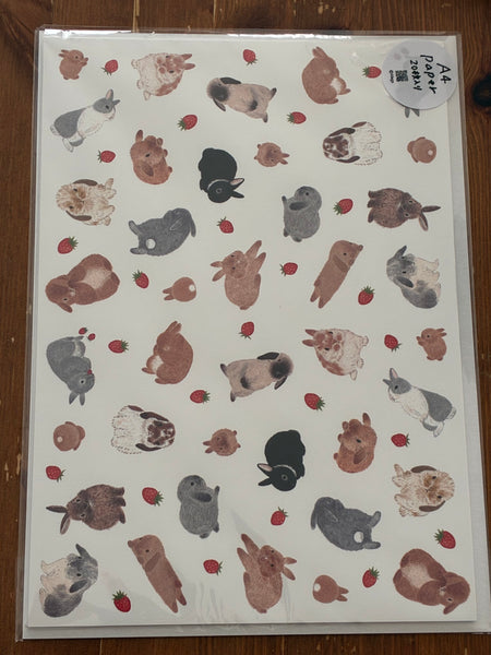 [4legs] A4 Size Design Paper [RESTOCK Cats + Horoscope+ NEW Rabbits]