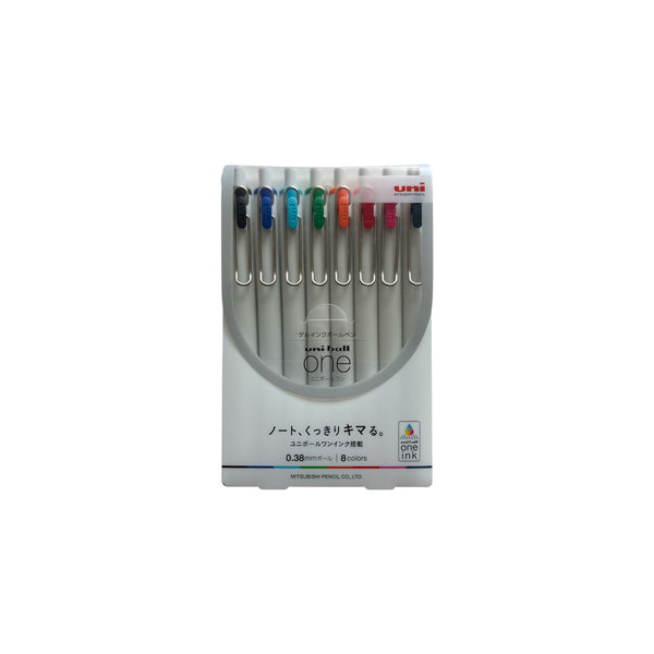 NEW [Mitsubishi] uni-ball ONE [8 Colours Set] 0.38mm