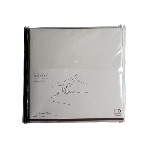 [MD]Notebook A5 Cotton Square Blank