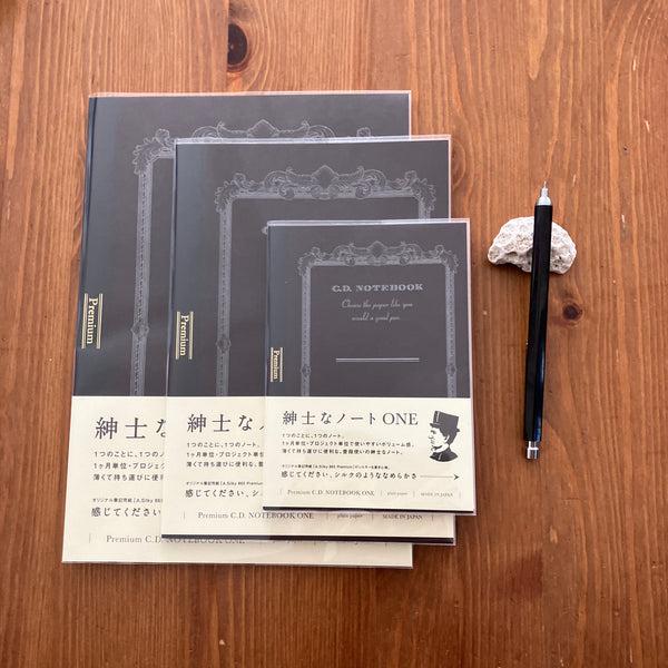 [Apica] Premium C.D. Notebook B5 + A5 + A6 [Blank] Thinner Version