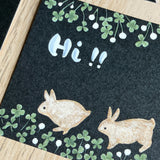 NEW [4legs] Mini Message Card [Rabbit]