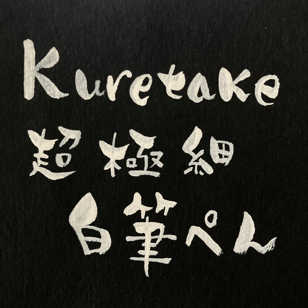 NEW [Kuretake] Brush Pen : White [Extra Fine]