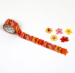 [Bande Tape]  Hibiscus : Masking Roll Sticker