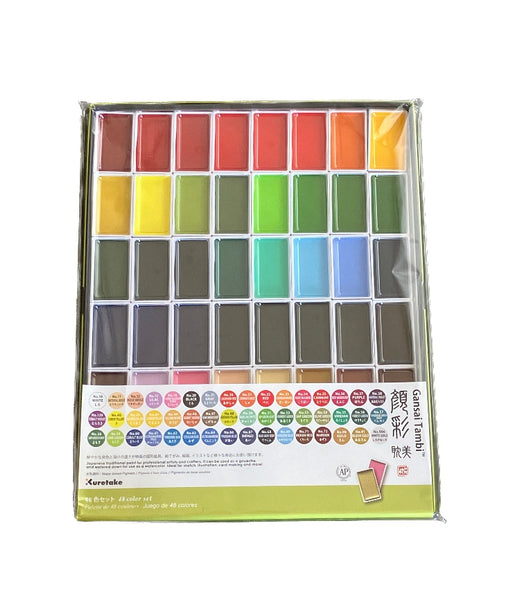 [Kuretake] Gansai Tambi 48 Colours