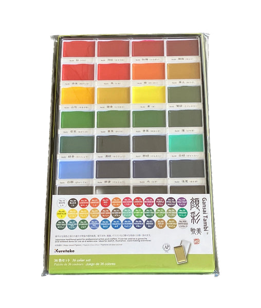 [Kuretake] Gansai Tambi 36 Colours