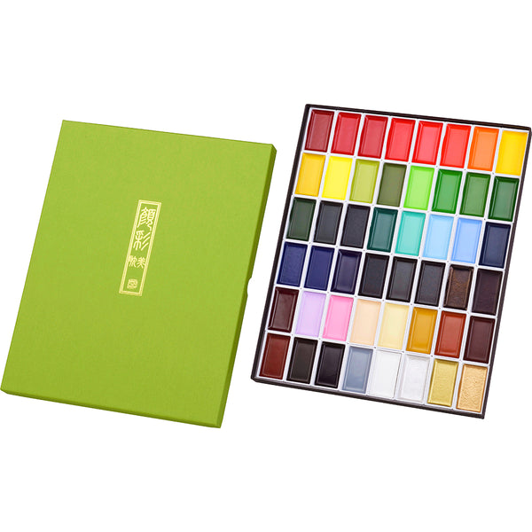 [Kuretake] Gansai Tambi 48 Colours