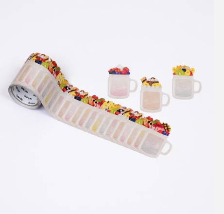 [Bande Tape] Drink : Masking Roll Sticker Special Designs