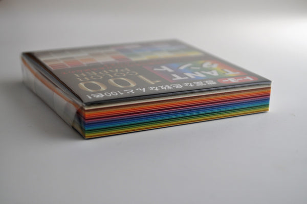 [TOYO] Double-Sided Origami : TANT 100 Colours 7.5cm