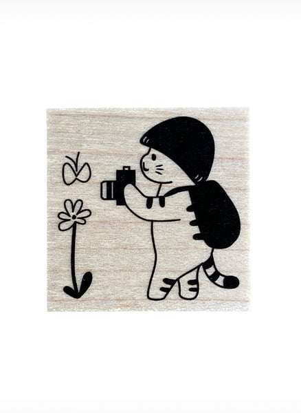 [4legs] Kinoko-neko Stamp