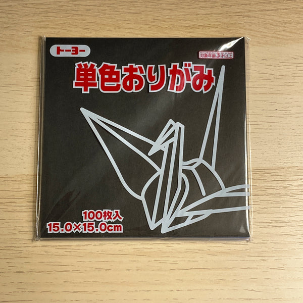 [TOYO] Origami 15cm x 15cm 100 Sheets [Single Colour]