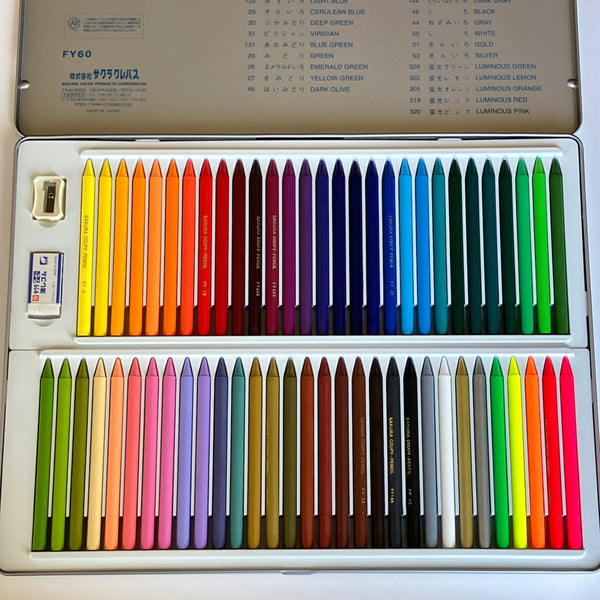 [Sakura Craypas]  Coupy-Pencil Regular 60 Colours