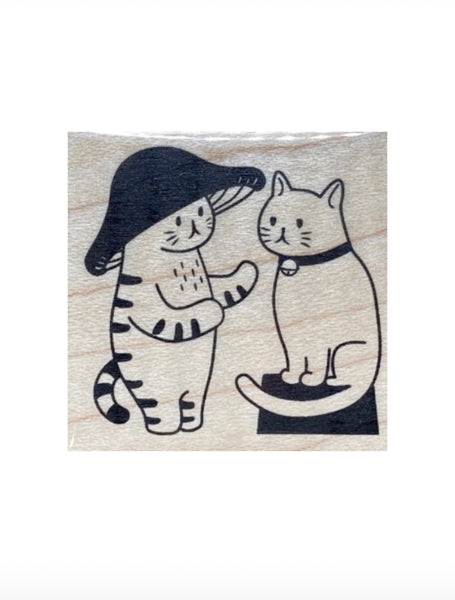 [4legs] Kinoko-neko Stamp