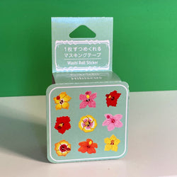 Bande Tape -Hibiscus- Masking Roll Sticker-