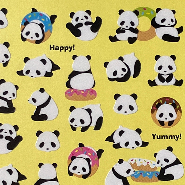 SALE [MINDWAVE] Sticker Collection -Panda and Doughnut -