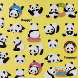 [MINDWAVE] Sticker Collection -Panda and Doughnut -