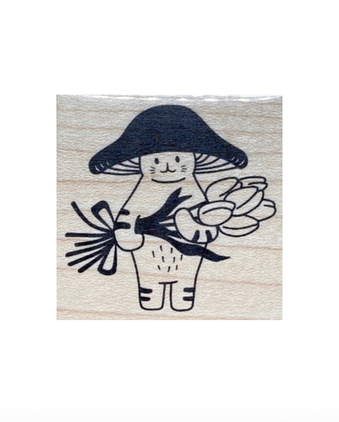 [4legs] Kinoko-neko Stamp