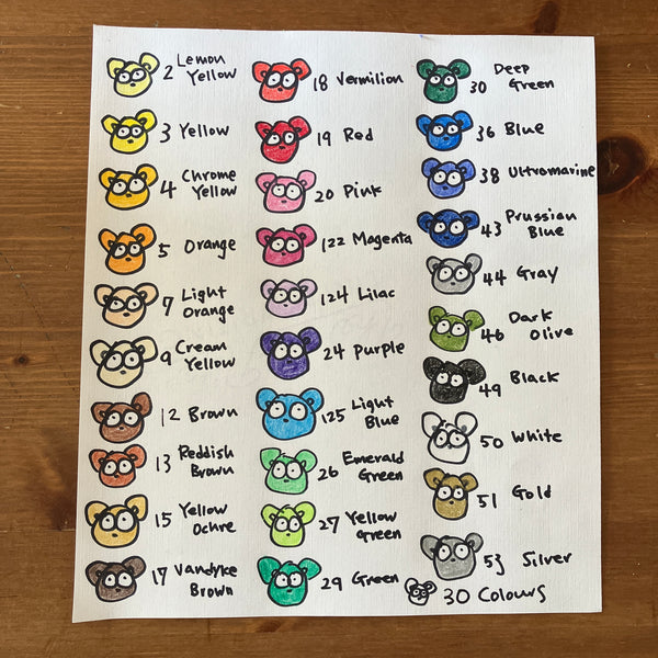 [Sakura Craypas]  Coupy-Pencil Regular 30 Colours