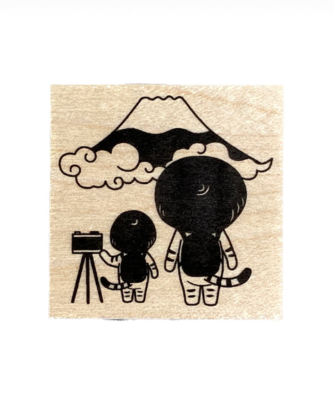 [4legs] Kinoko-neko Stamp
