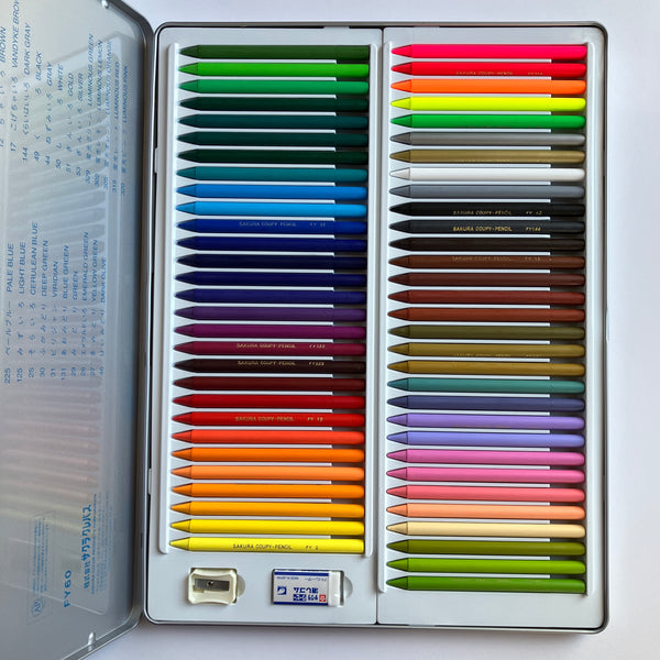 [Sakura Craypas]  Coupy-Pencil Regular 60 Colours