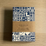 Letter Press Box / Memo Message Card [White Box : Thick Paper]
