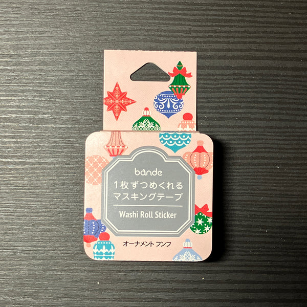 [Bande Tape] -Ornament- Masking Roll Sticker-