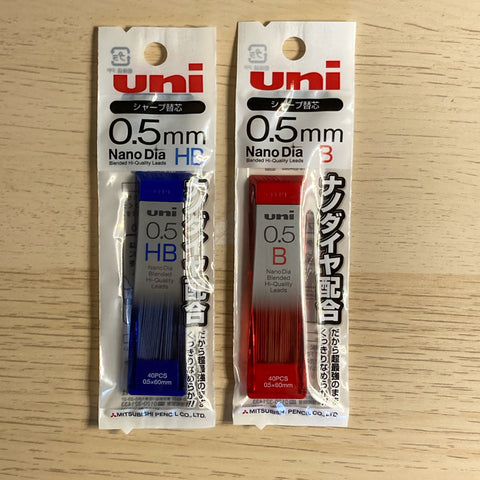 Mechanical Pencil Refill Uni Nano dia 0.5mm