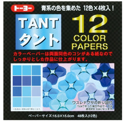 [TOYO] Double-Sided Origami : TANT Blue 15cm