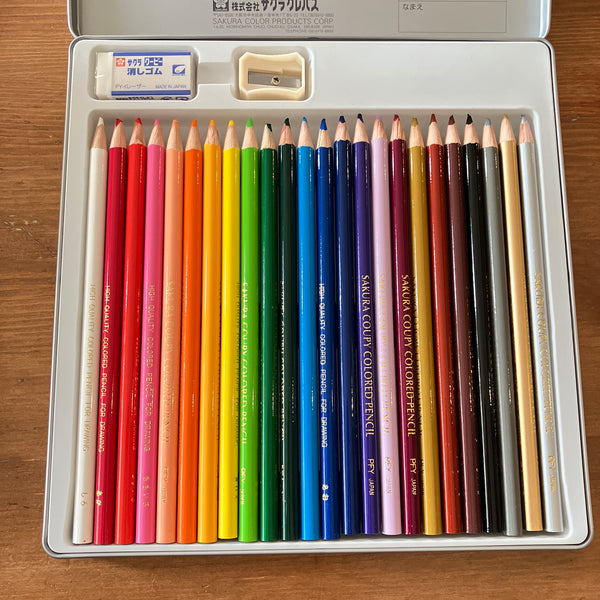 [Sakura Craypas] Coupy Coloured Pencil 24