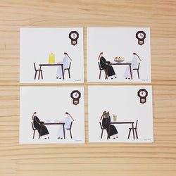 [Cozyca Products] Memo Pad Block : Cafe