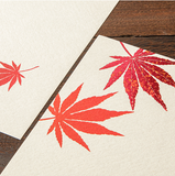 [Midori] Kami Series 紙シリーズ Japanese Maple Letter Pad + Envelopes Set